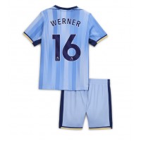 Maglia Calcio Tottenham Hotspur Timo Werner #16 Seconda Divisa Bambino 2024-25 Manica Corta (+ pantaloncini)